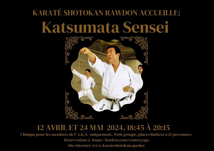 Karaté Shotokan Rawdon/ Katsumata Senseï